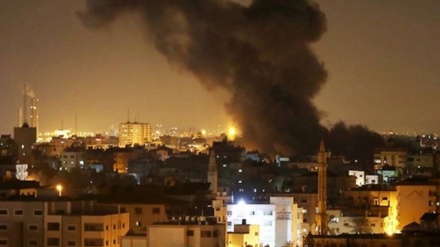 Sionist rejim vertolyotları Qəzzəyə hücum ediblər