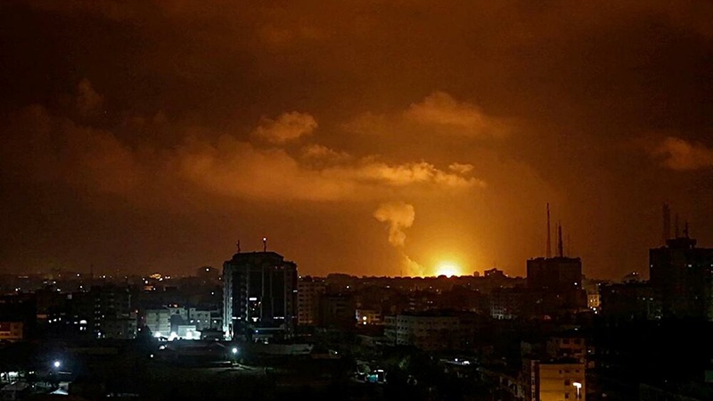 İsrail qırıcıları Qəzzədə müqavimətin bazasını vurdu