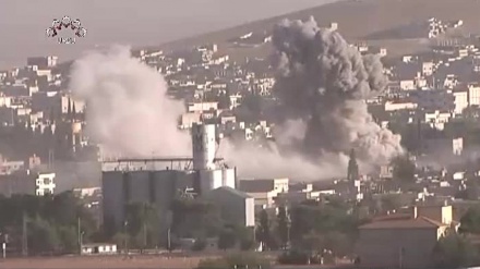 شام میں امریکا کی وحشیانہ فضائی جارحیت