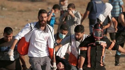 پرامن واپسی مارچ پر وحشیانہ حملہ، 2 فلسطینی شہید، 30 زخمی