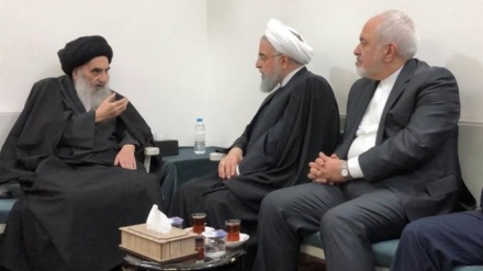 ایران کے صدر کی عراق کے مراجع عظام سے ملاقاتیں 