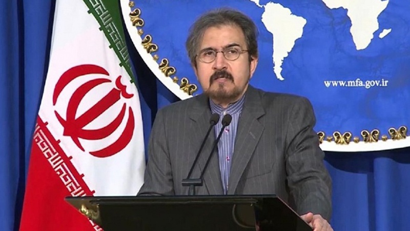 قاسمی : ئێران لەمەڕ پرسە ناوخۆیی و دەرەوەییەکانی، لەکەس ئیزن وەرناگرێ