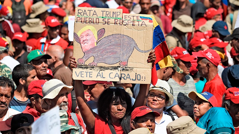 Maduroya dəstək aksiyası - Karakas