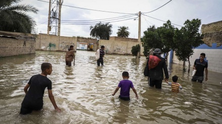 ایران کے اسپیکر کا سیلاب سے متاثرہ علاقوں کا دورہ