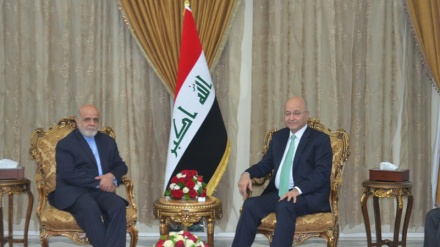 دیداری باڵوێزی ئێران لەگەڵ سەرۆک کۆماری عێراق