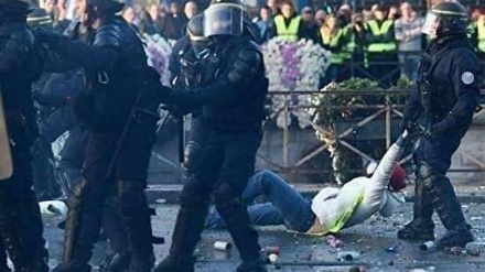 دەسپێکی بیست ویەکەمین شەممەی ناڕەزایەتیەکان لە فەرانسا