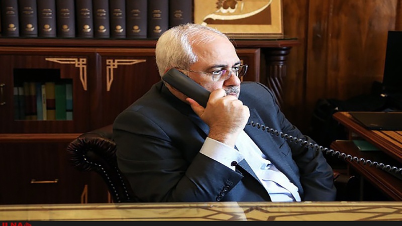 ایران اور پاکستان کے وزرائے خارجہ کی ٹیلی فون پر گفتگو 