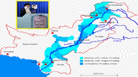 پاکستان میں آئے سیلاب پر آنکھیں بھر آئیں رہبر انقلاب کی!