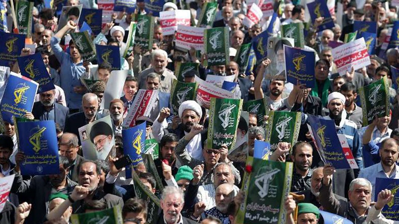 سپاہ پاسداران انقلاب اسلامی کے لئے ایرانی عوام کی بھرپور حمایت