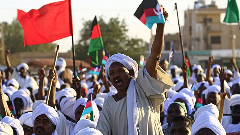 سوڈان میں فوجی حکومت کے خلاف متعدد شہروں میں مظاہرے 