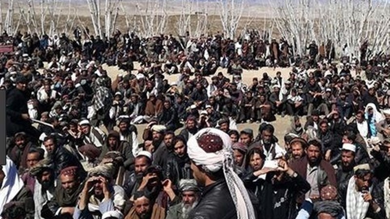 افغانستان میں امریکی فوج کے دہشتگردوں کے خلاف مظاہرہ