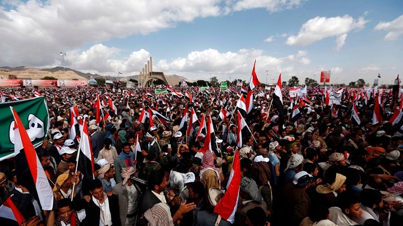 یمن کے 20 شہروں میں سعودی جارحیت کے خلاف مظاہرے