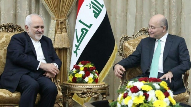 İranın xarici işlər naziri İraq prezidenti ilə görüşdü
