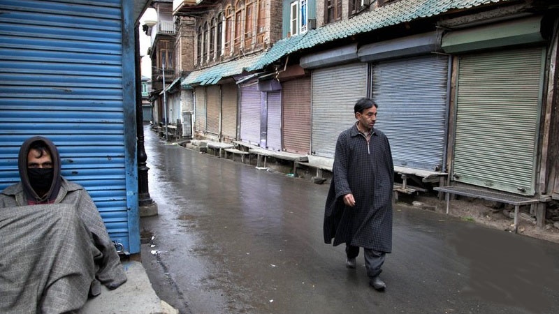 کشمیر میں ہڑتال، کاروبار زندگی معطل