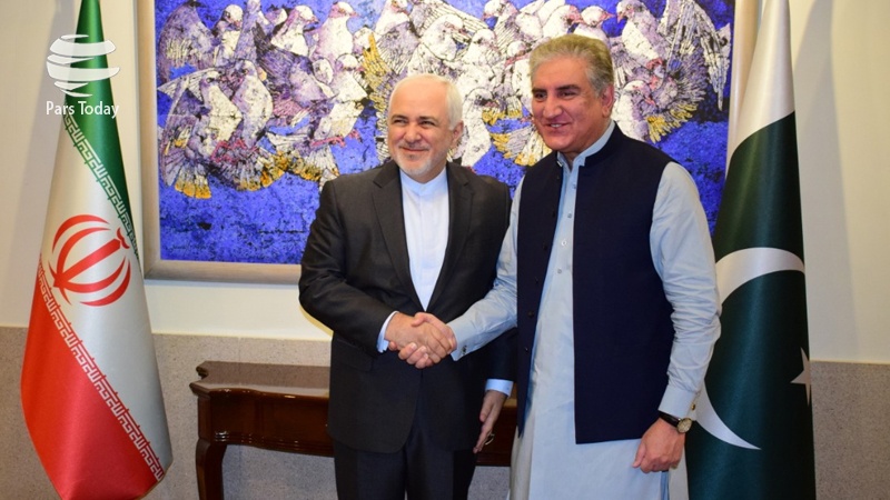 ایران کے وزیرخارجہ کا کیا پاکستان کے وزیر خارجہ نے استقبال