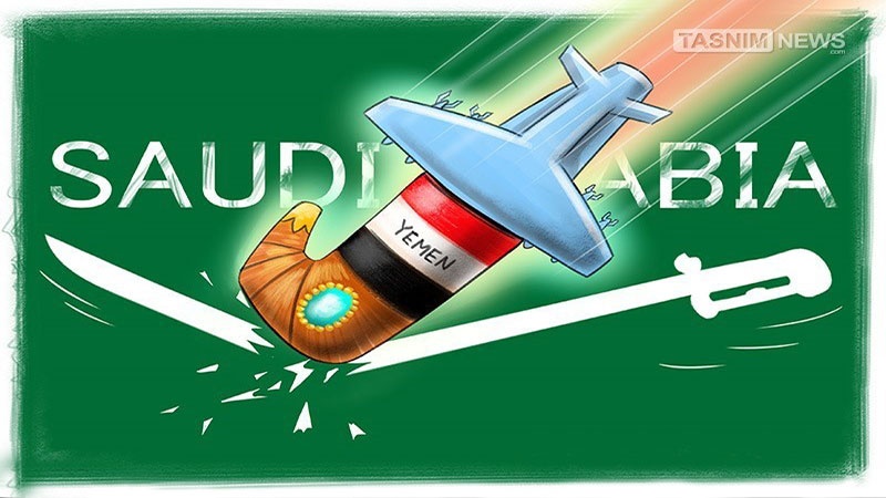 سعودی شمشیر پر بھاری پڑ رہا ہے یمنی خنجر ۔ کارٹون