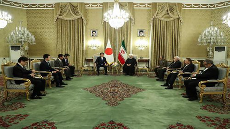 تہران میں جاپانی وزیر اعظم کے مذاکرات 