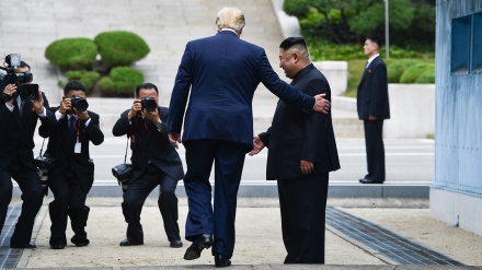  سێهەمین دیداری سەرۆک کۆماری ئەمریکا لە گەڵ ڕێبەری کۆریای باکووری