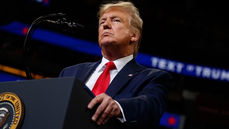 کاردانەوەی ترەمپ بە کەوتنەخوارەوەی فڕۆکەی بێ فڕۆکەوانی ئەمریکایی