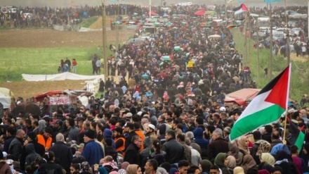 فلسطینیوں کے حق واپسی مارچ پر صیہونی فوجیوں کا حملہ، متعدد زخمی