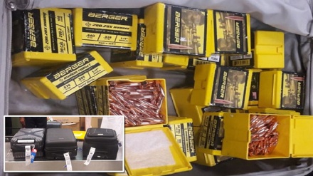 امریکا سے پاکستان کے لئے ہتھیاروں کی اسمگلنگ 4600 خطرناک گولیاں برآمد