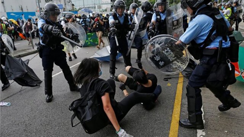 ہانگ کانگ : حکومت مخالف مظاہروں میں شدت
