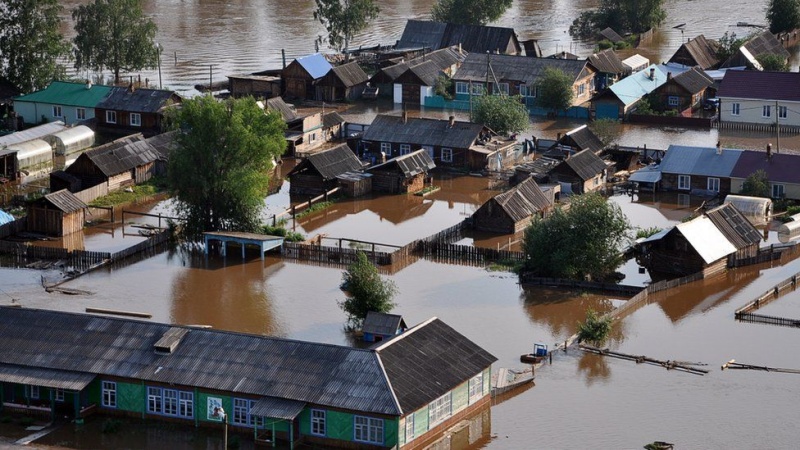 روس میں سیلاب 25 ہلاک ہزاروں بے گھر