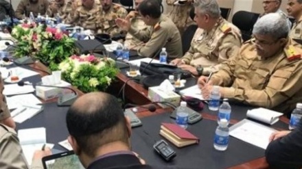 بەڕێوەچوونی دانیشتنی ئاسایشتیی سوپا و حەشدی شەعبی عێراق