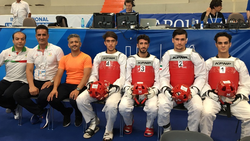 ایرانی کی تیکوانڈو ٹیم اٹلی گیمز کی چمپین