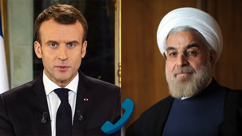 ایران جوہری معاہدے پر فرانس اور ایران کے صدور کی گفتگو
