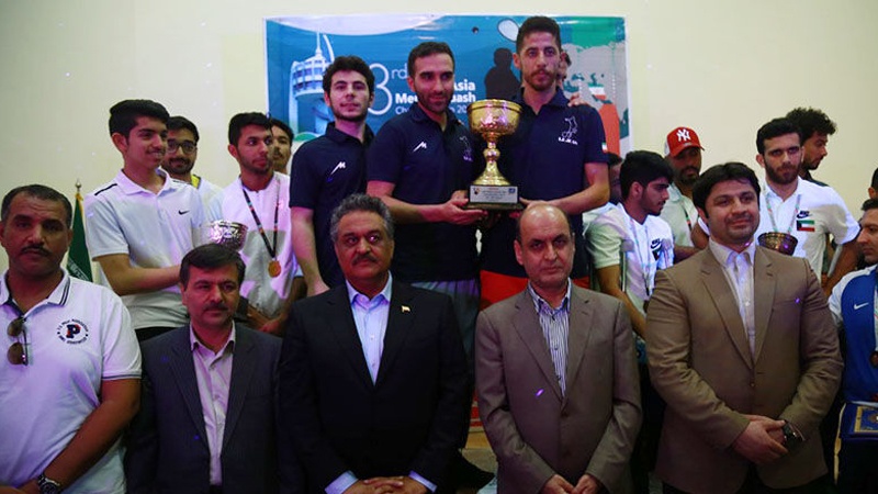 ایران کی اسکواش ٹیم کی پہلی پوزیش