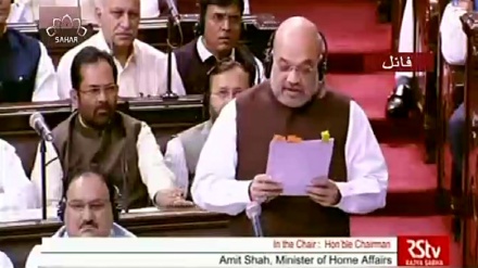 کشمیر کی تقسیم کا بل لوک سبها میں بهی پیش