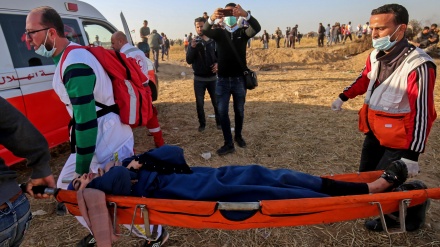 Sionist hərbçilərin atəşi ilə iki fələstinli gənc yaralanıb