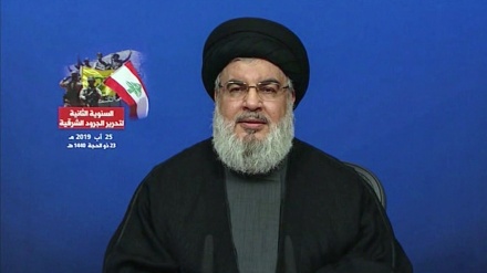 پێشوازی خەڵکی لوبنان له وتەکانی سەیید حەسەن نصرالله 