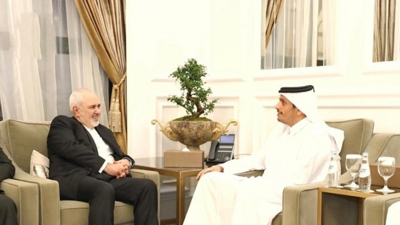 ایران و قطر کے تعلقات  کے فروغ پر تاکید