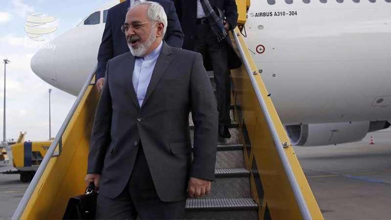 ایران کے وزیر خارجہ جی سیون سربراہی اجلاس کے مقام پر پہنچ گئے