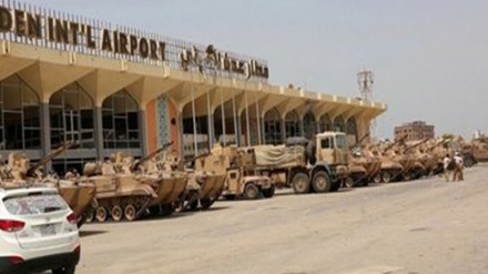 عدن کا ایئرپورٹ، منصور ہادی سے وابستہ فوجیوں کے کنٹرول میں