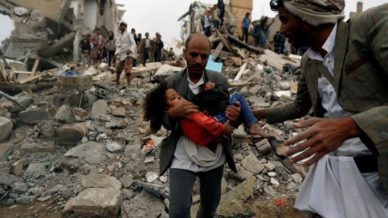یمن پر سعودی اتحاد کے حملوں میں 43 ہزار شہری شہید و زخمی