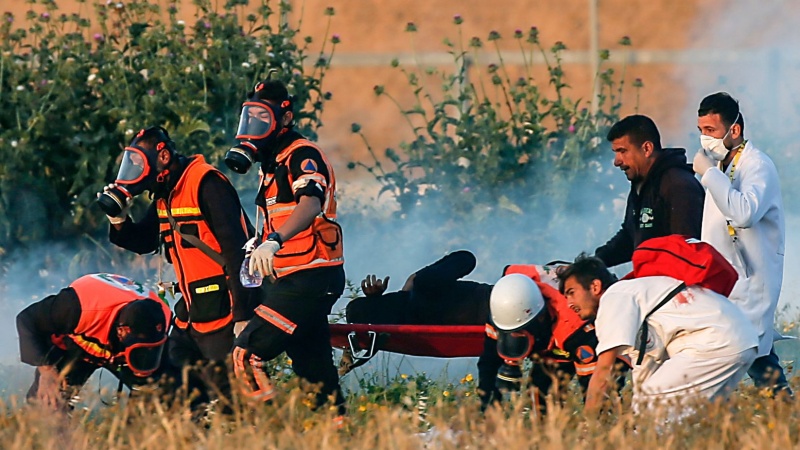 Sionist hərbçilərin Ramullaha hücumunda onlarla fələstinli yaralanıb