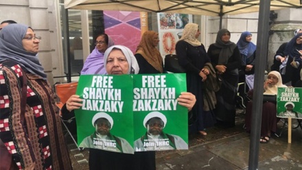 Nigeriyanın Londondakı səfirliyi önündə Zəkzakiyə dəstək piketi keçirilir