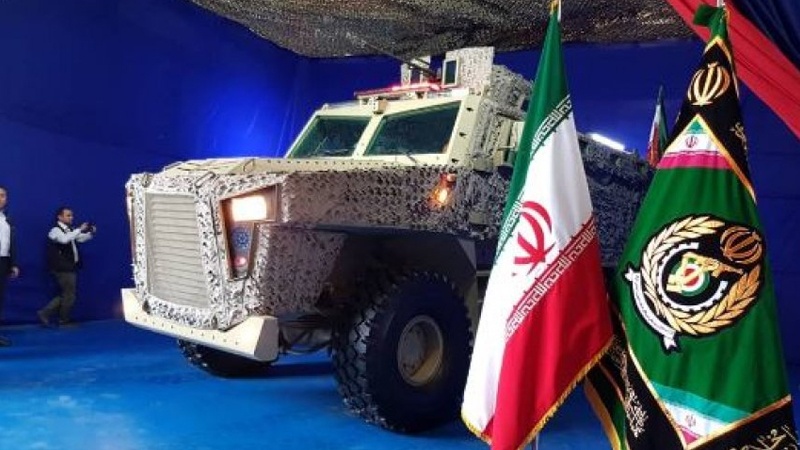 ایران میں تیار کی گئیں جدید ترین فوجی گاڑیوں کی رونمائی 