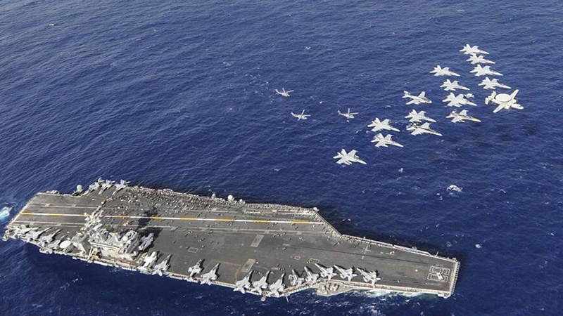 امریکی بحری جنگی جہاز کو چین کا انتباہ 