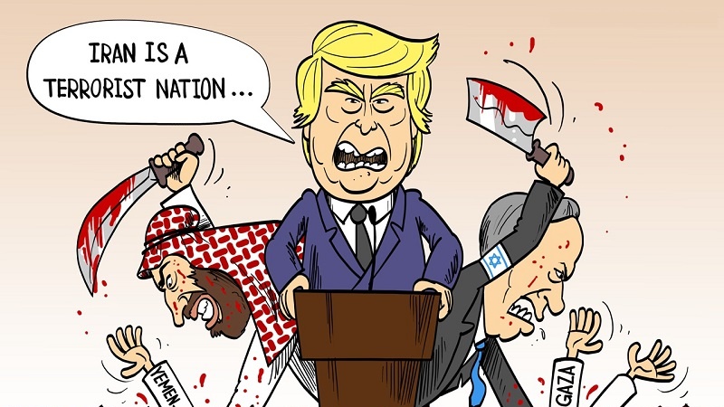 دہشت گرد کون ہے + کارٹون