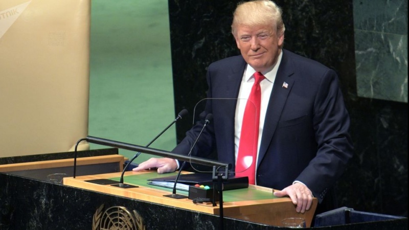 اقوام متحدہ میں ٹرمپ کی تقریر؛ دنیا کے برخلاف امریکی پالیسیاں