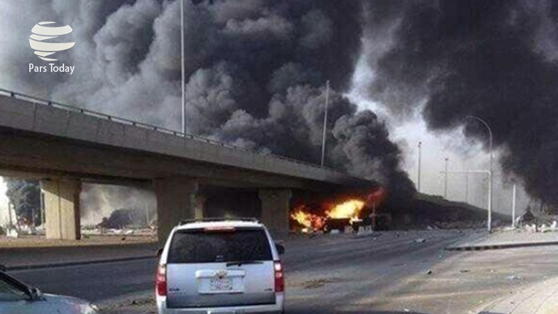 سعودی آئل ریفائنری آرامکو میں آتش زدگی