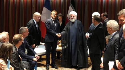 ایران اور فرانس کے صدور کی نیویارک میں ملاقات