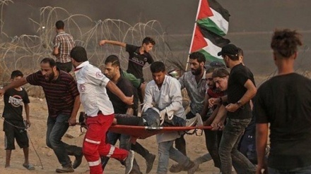 76 حق واپسی مارچ پر فائرنگ ، ایک فلسطینی شہید باون زخمی 