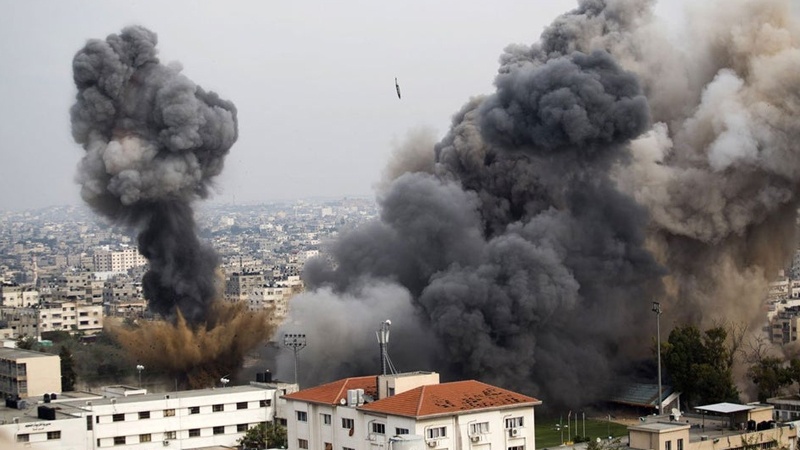 صیہونی ڈرون طیاروں نے غزہ پٹی کو نشانہ بنایا