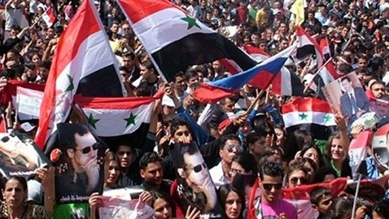 Xwenîşandana li dijî Amerîkayê ya gelê Sûriyê li bajarên parêzgeha Helebê