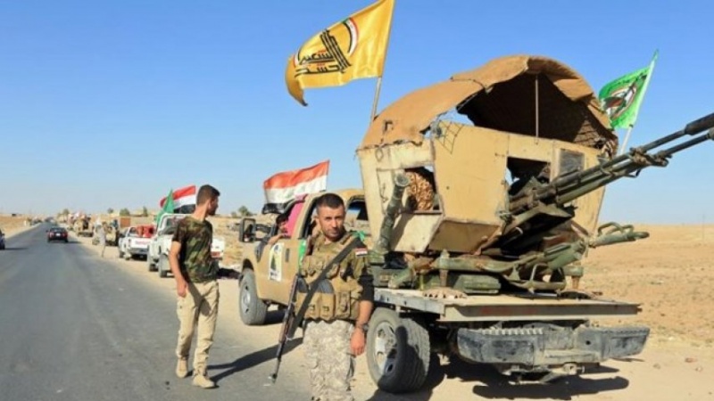   شمالی عراق میں دہشت گردوں کے خلاف  الحشد الشعبی کی کاروائیاں 